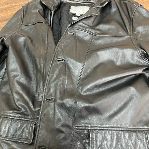 WILSON’S M JULIAN LEATHER JACKET WITH THINSULATE LINING SIZE LARGE - Picture 8 of 9